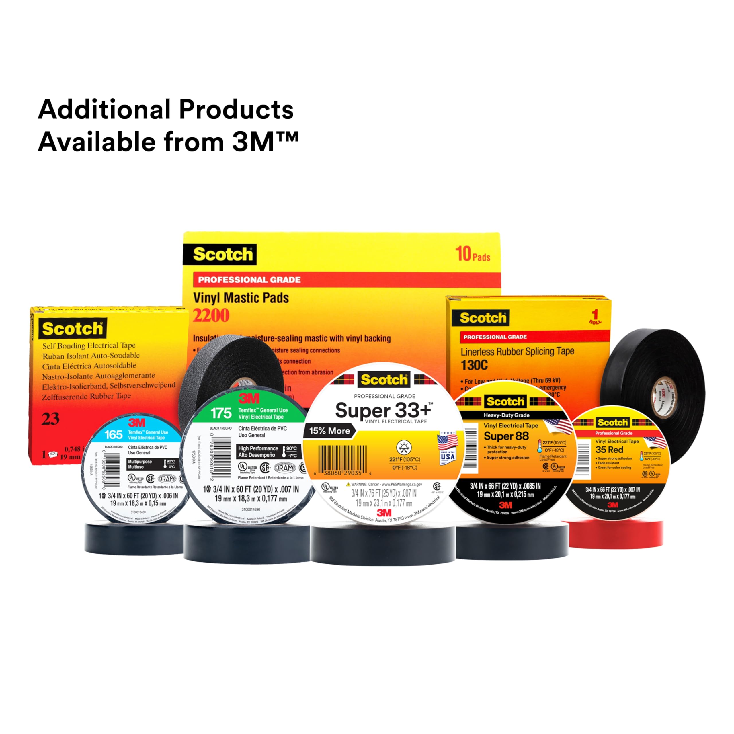 3M Scotch Super 88 used in outdoor electrical install protecting against UV