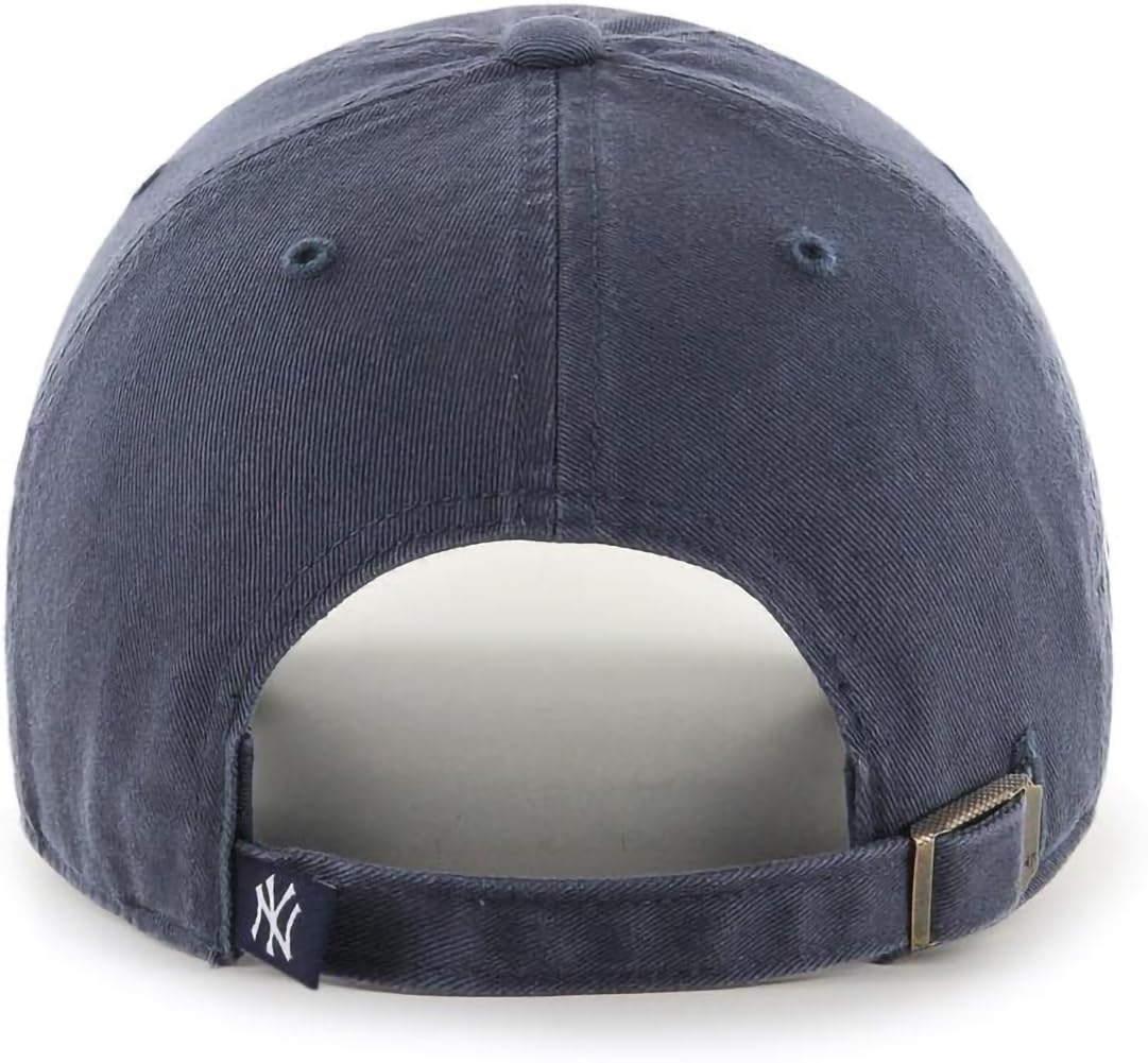 47 Brand close-up of raised embroidery detailing and cotton texture for durable finish