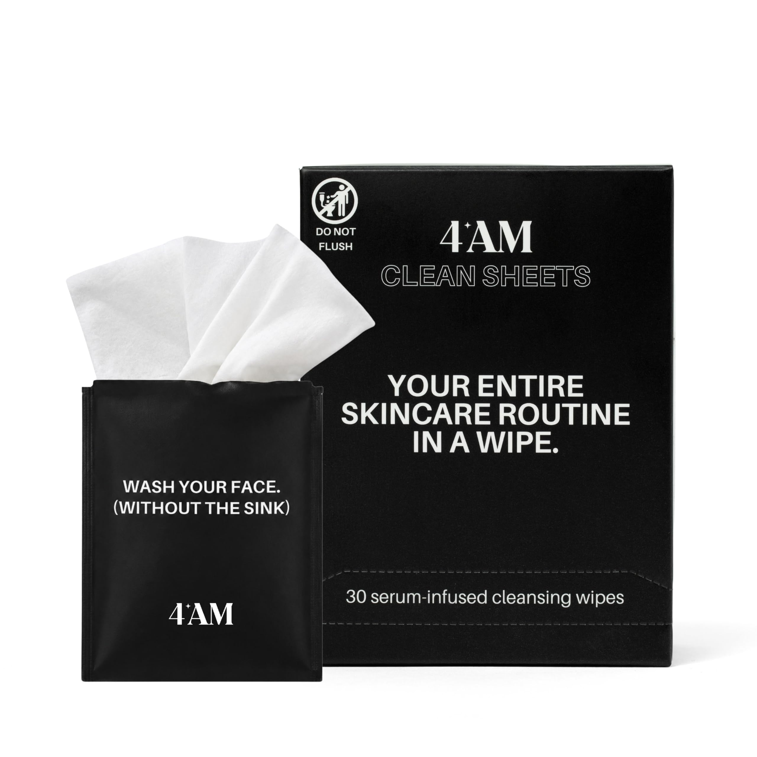 4AM front pack showing branding and compact 30ct convenience