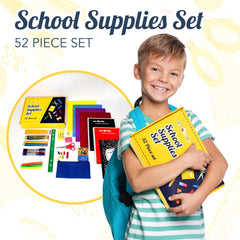 4E's Novelty canvas pencil case open with pens and pencils for quick organization