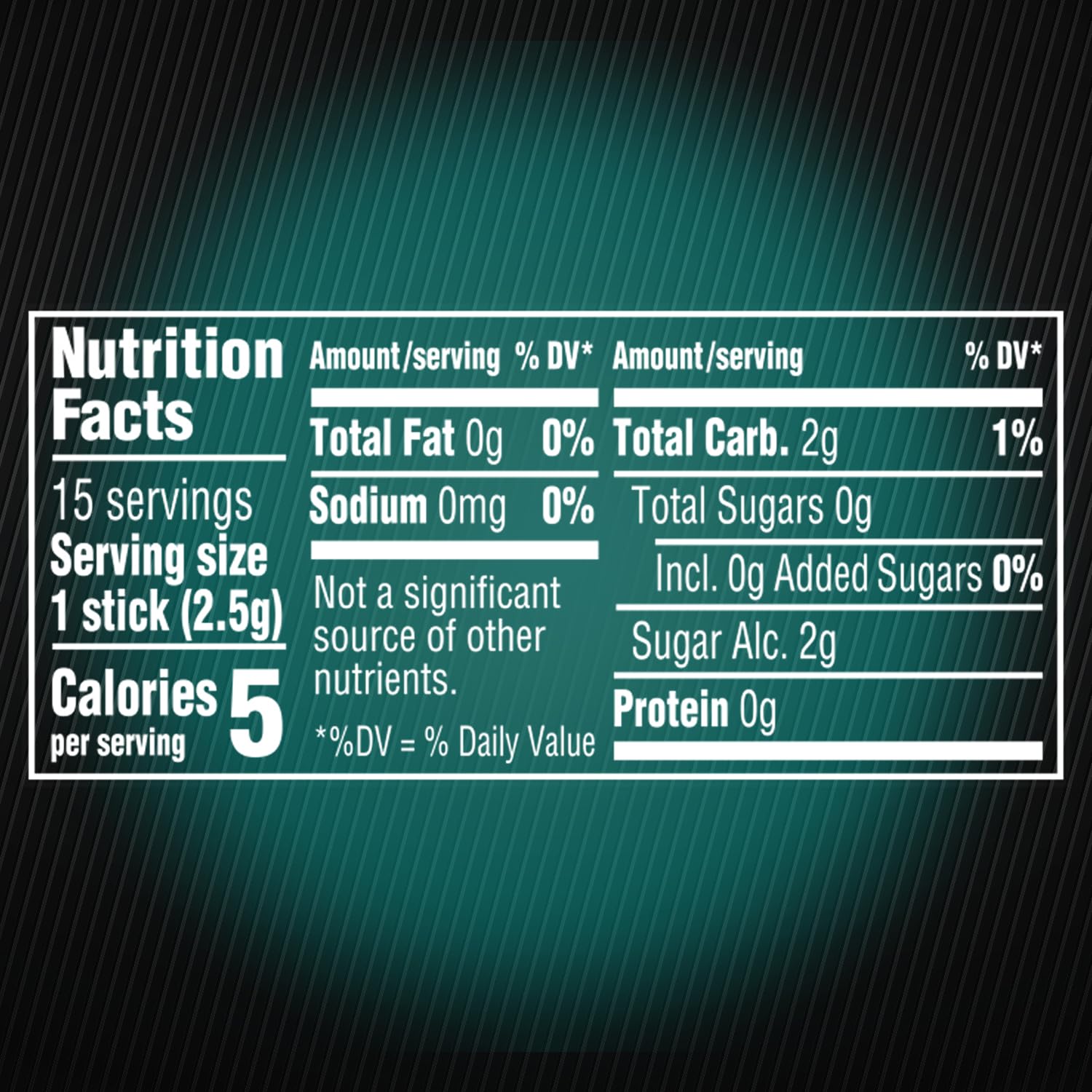 5 Gum open tin with visible sticks, highlighting convenient resealable pack for freshness