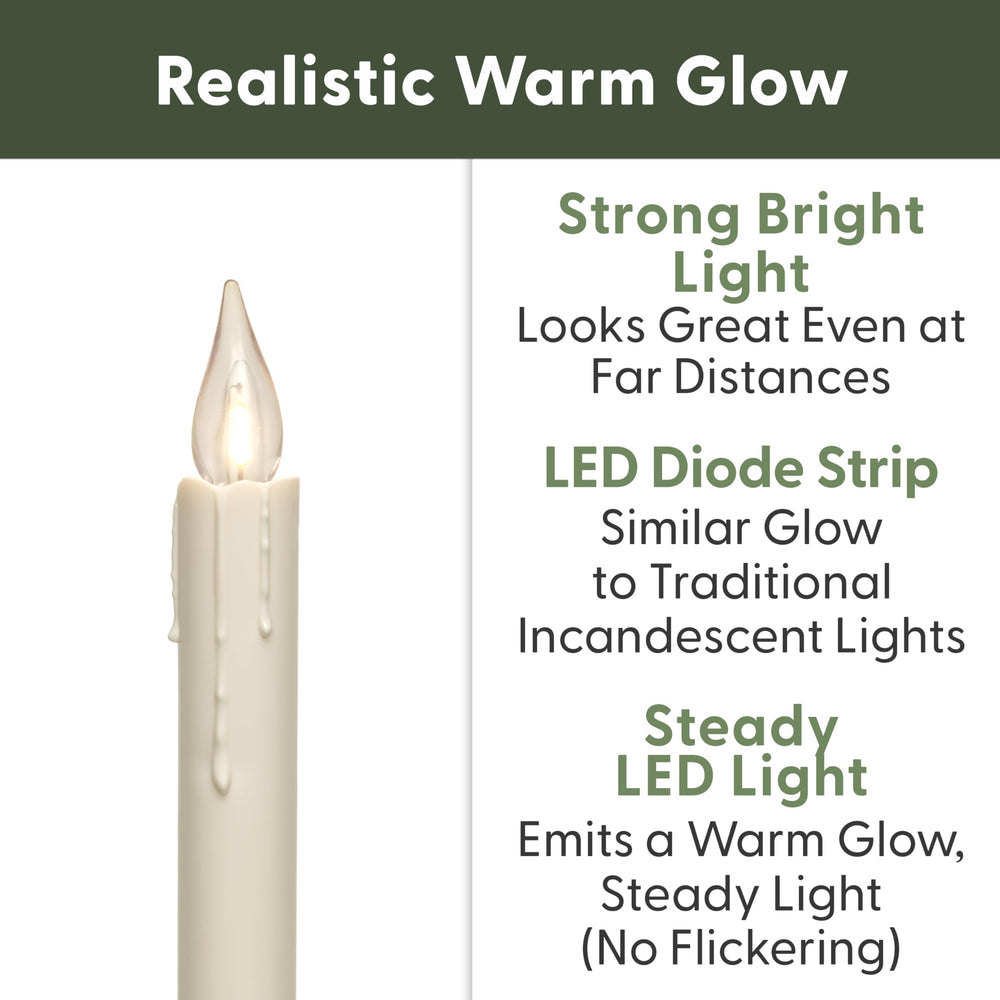 612 Vermont close-up of LED tip highlighting warm vintage glow for ambiance