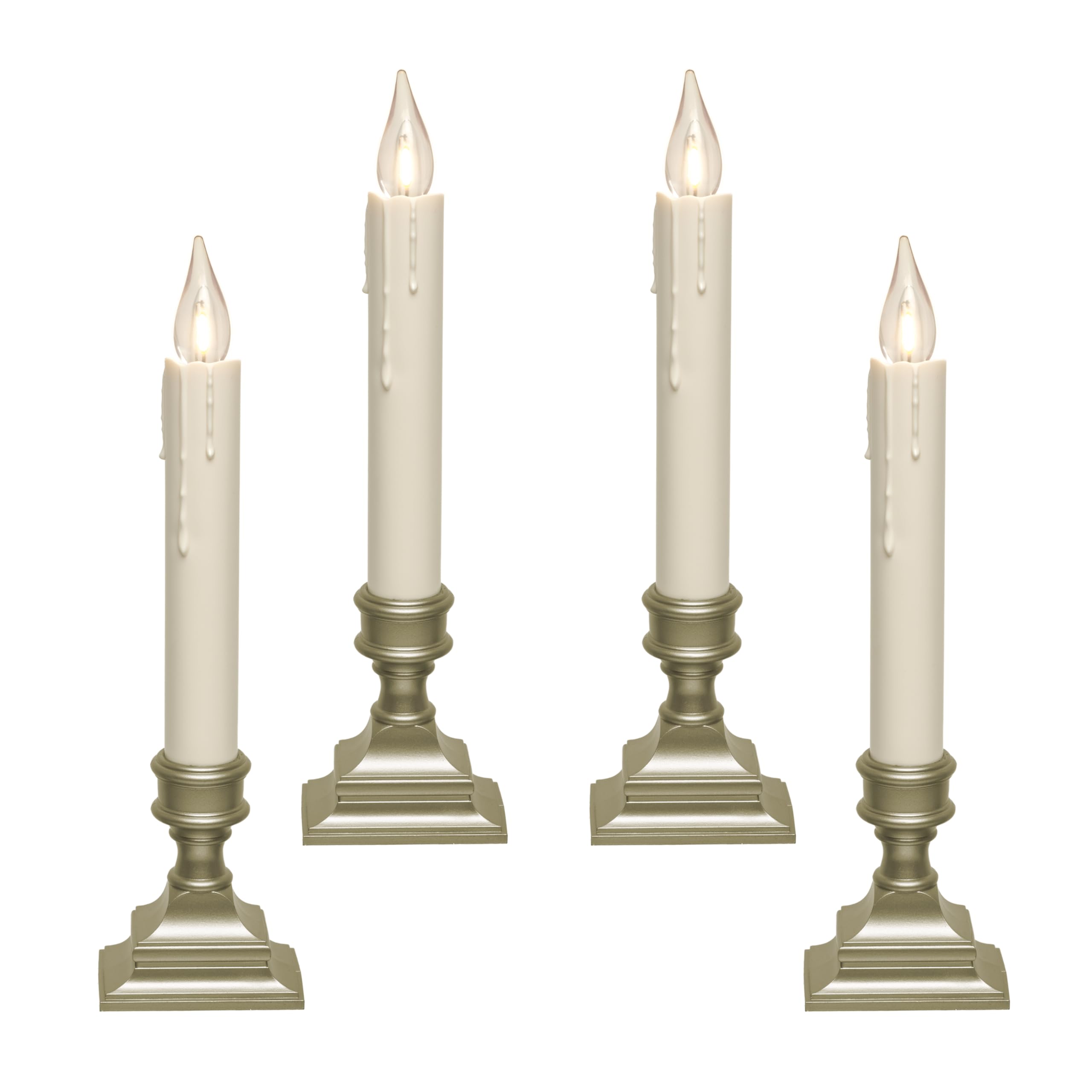 612 Vermont front packaging showing four window candles and bases for easy setup