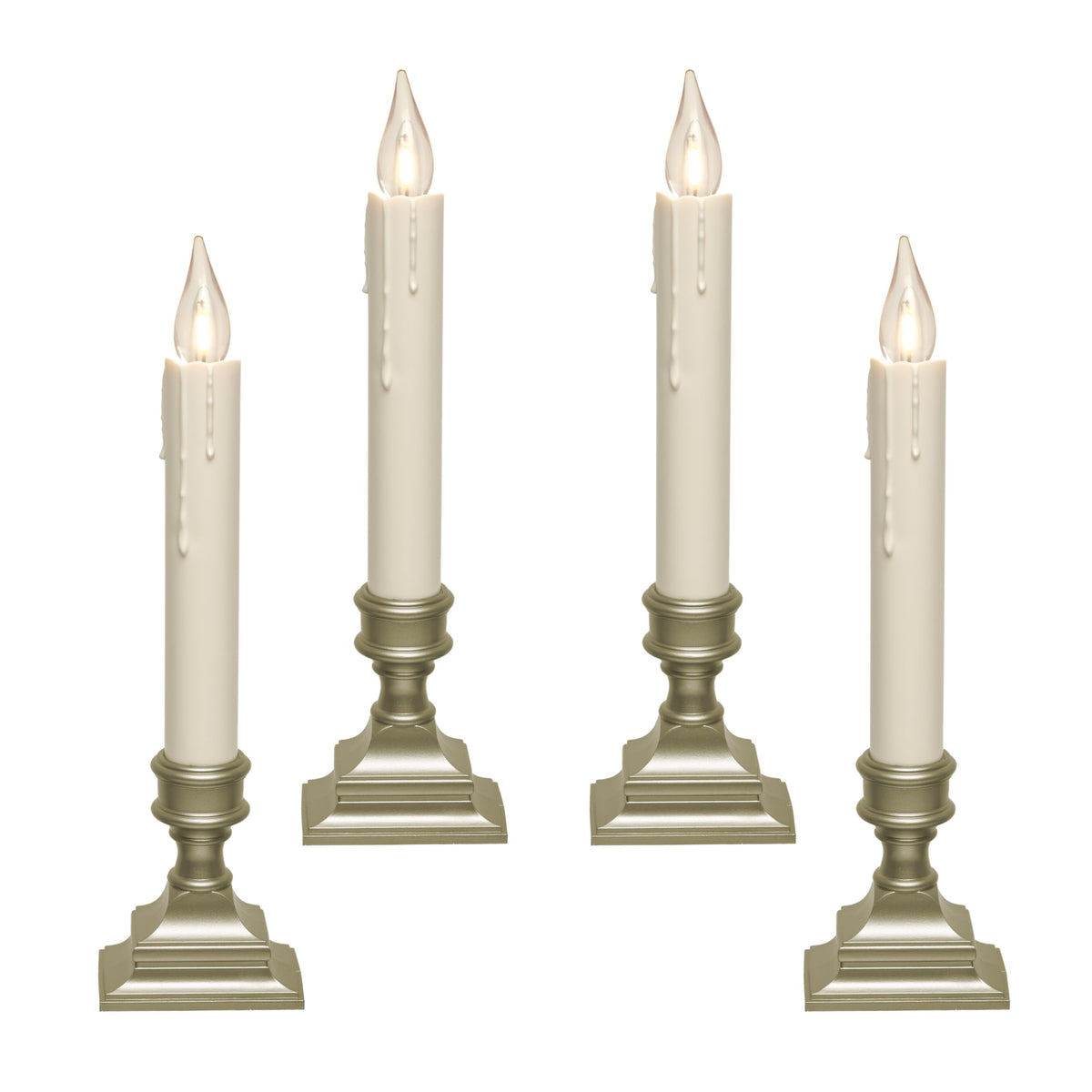 612 Vermont front packaging showing four window candles and bases for easy setup