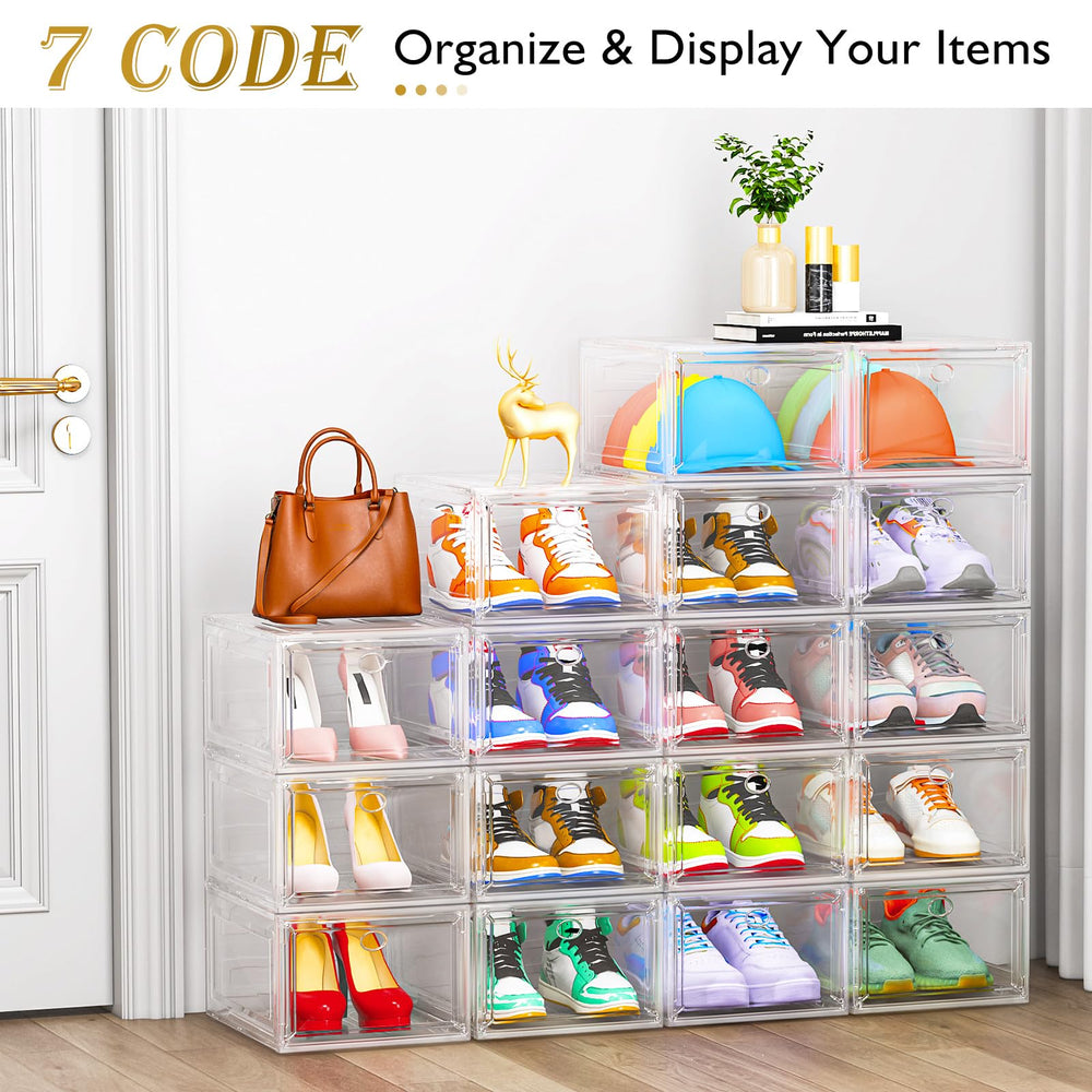 7 code interior shot with sneaker showing proper fit and shape protection