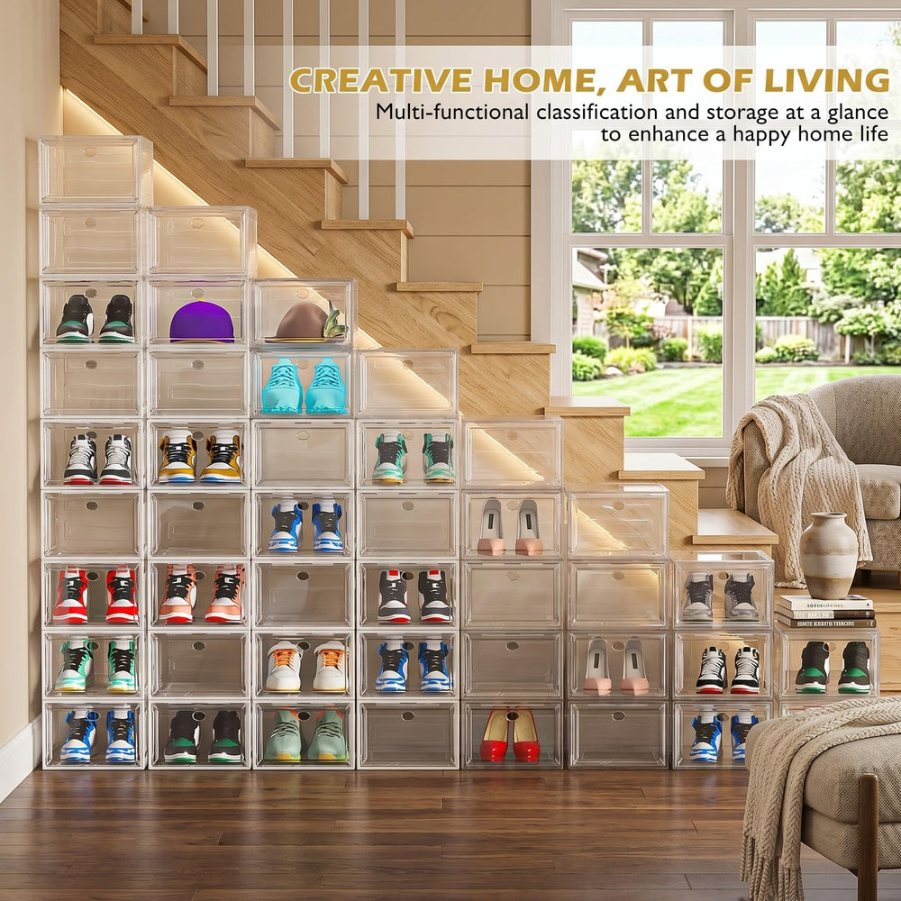 7 code stacked boxes demonstrating stability and space-saving benefit