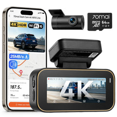 70mai A810 Lite front shot showing clear road capture and evidence benefit