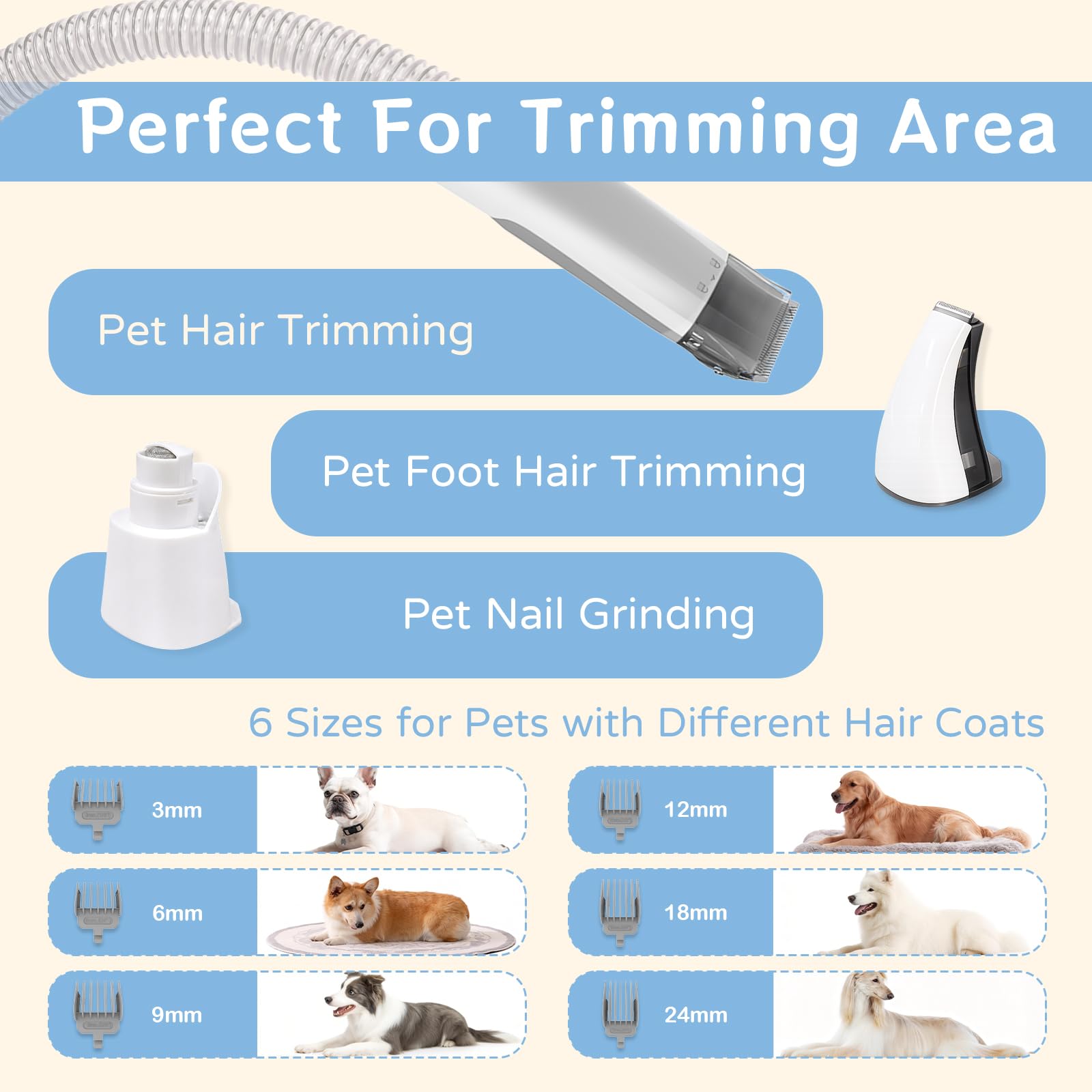 8VR de-shedding and grooming brushes removing undercoat for reduced shedding
