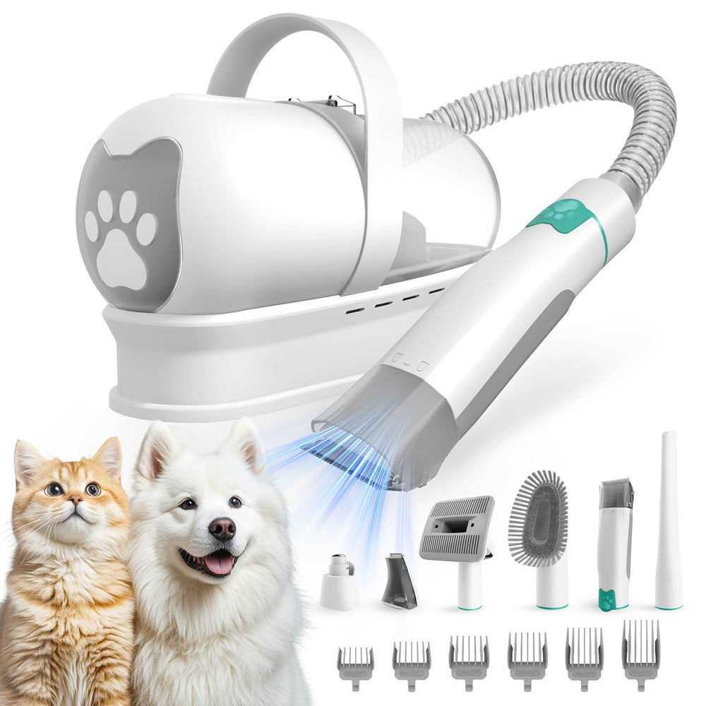 8VR front packaging showing complete grooming kit and components benefits tidy storage