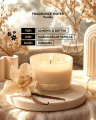 96NORTH candle burning in a living room setting adding cozy ambiance and tasteful decor