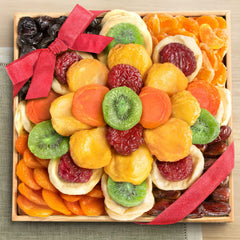 A Gift Inside tray held in hands illustrating serving size and ready-to-serve convenience