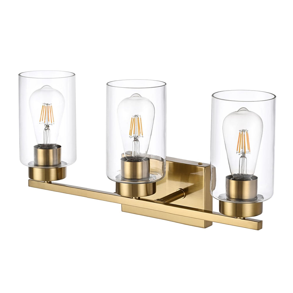 A1A9 close-up of clear glass shade highlighting material clarity and polished look