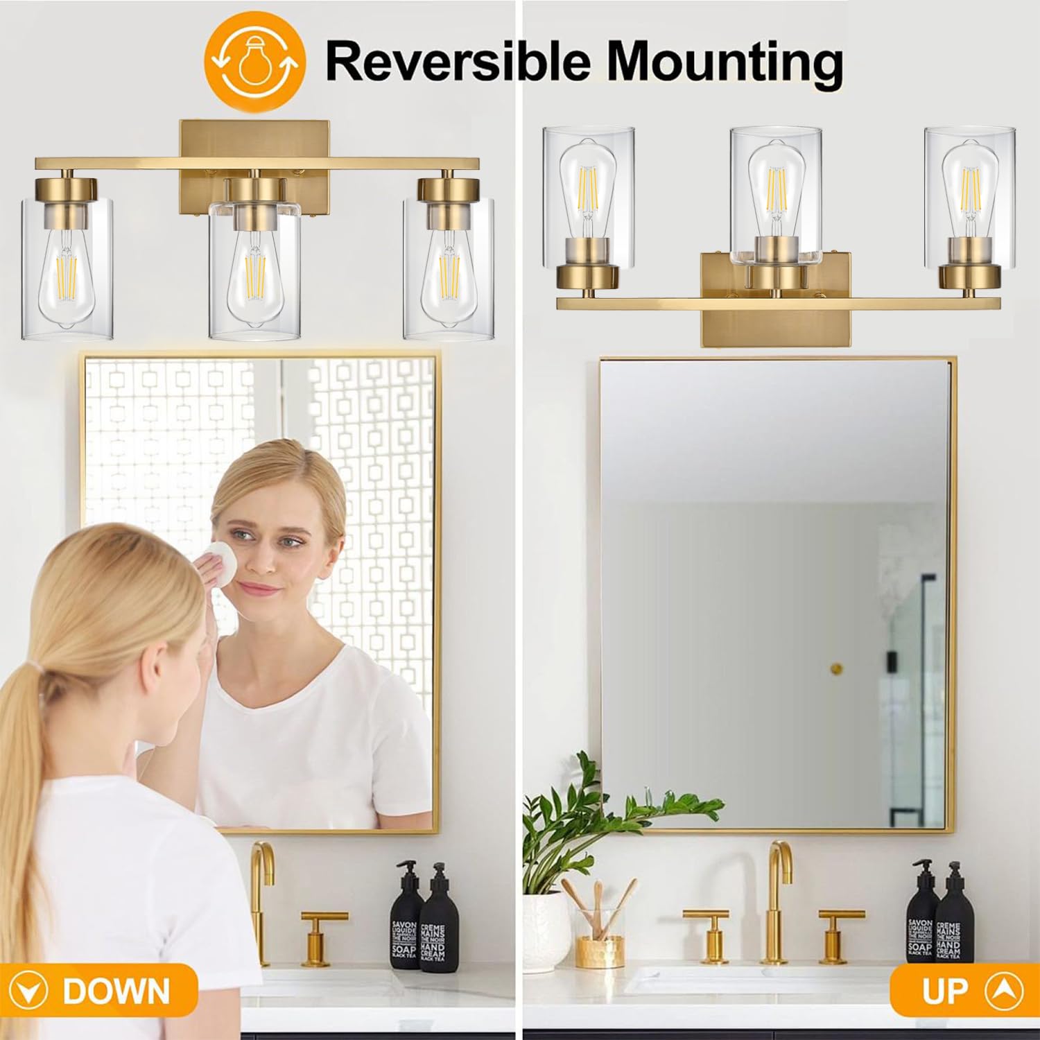 A1A9 in bedroom setting creating warm ambient light and stylish decor