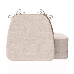 AAAAAcessories front view of four oatmeal beige cushions showing tidy set