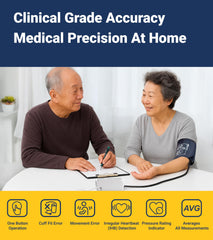 A&D Medical cuff size label highlighting 22–42 cm range for accurate measurements
