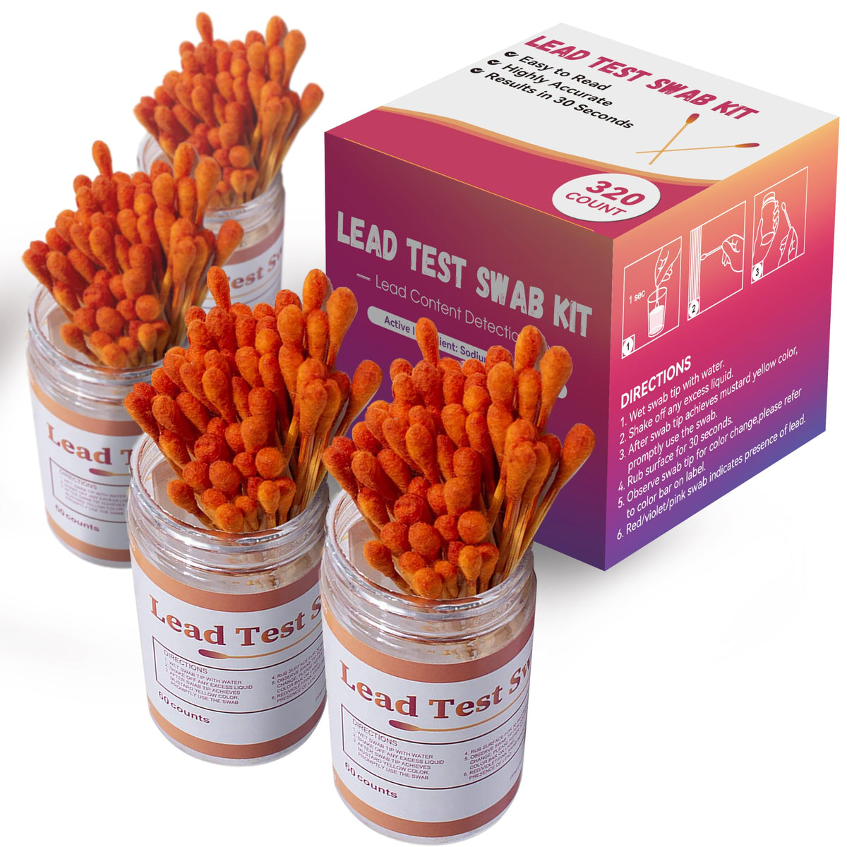 AAwipes front packaging showing 320-count kit and quick results benefit