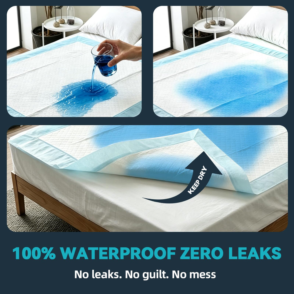 AAY waterproof backing detail demonstrating leakproof barrier and durability