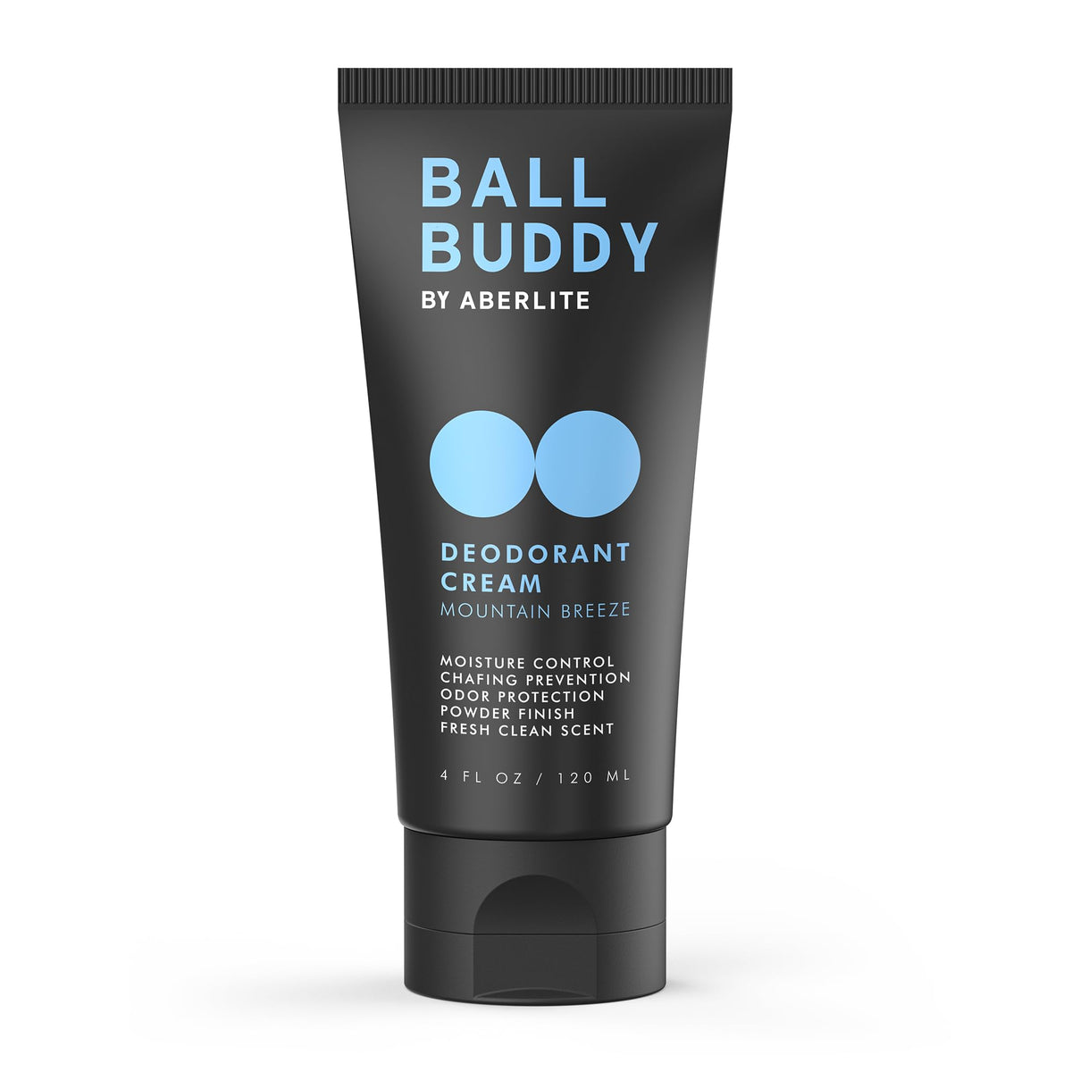 Aberlite Ball Buddy front packaging showing product and fresh scent benefit