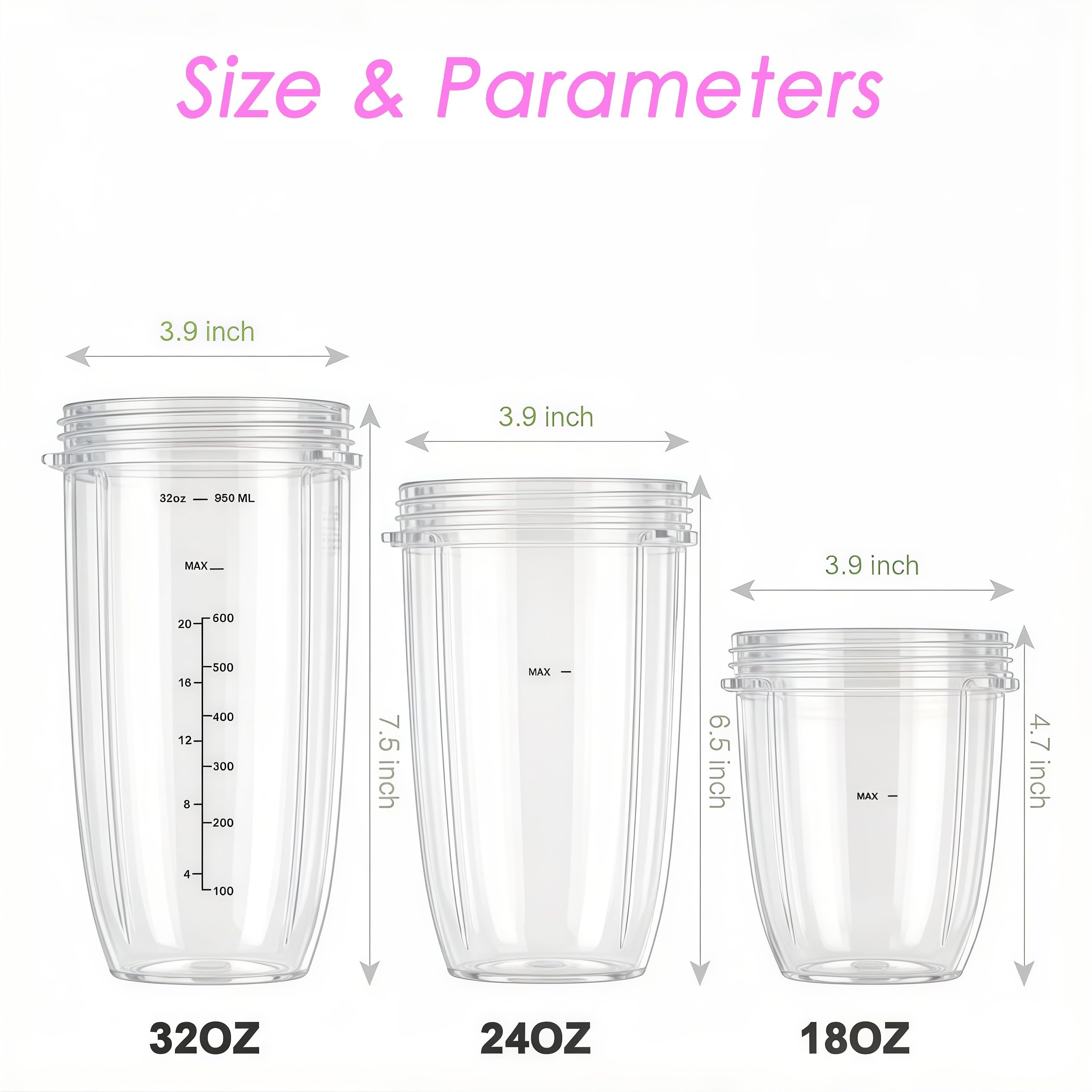 ABTER 32oz cup attached to blade unit illustrating secure fit with NutriBullet