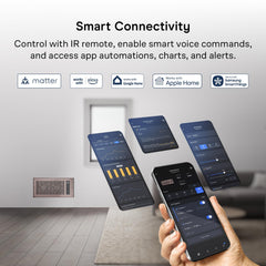 AC Infinity AIRTAP T4 LCD display with temperature readout for easy control