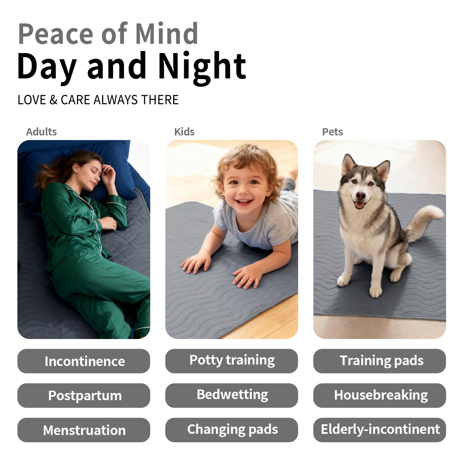 Accompagner as pet whelping pad protecting floors and simplifying cleanup