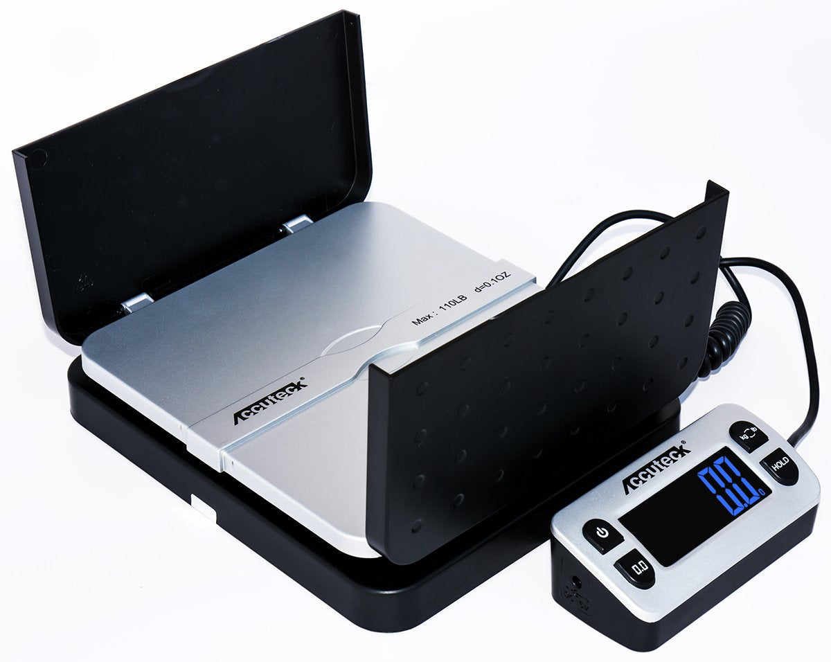 ACCUTECK platform texture and control buttons close-up offering durable everyday use