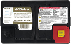 ACDelco Gold 48AGM installed in an engine bay illustrating compact fit benefit