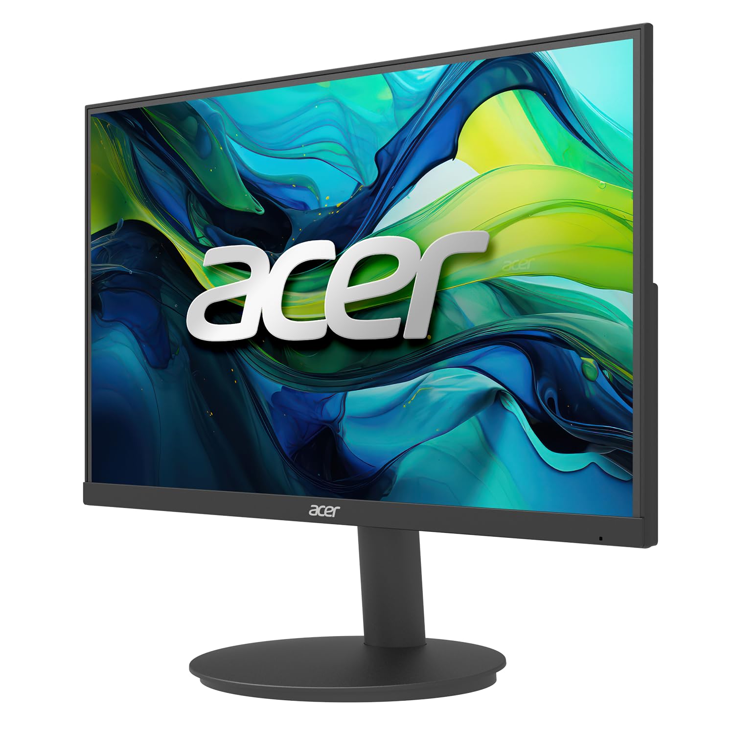 Acer KB220Q rear ports and connectivity view showing easy cable access