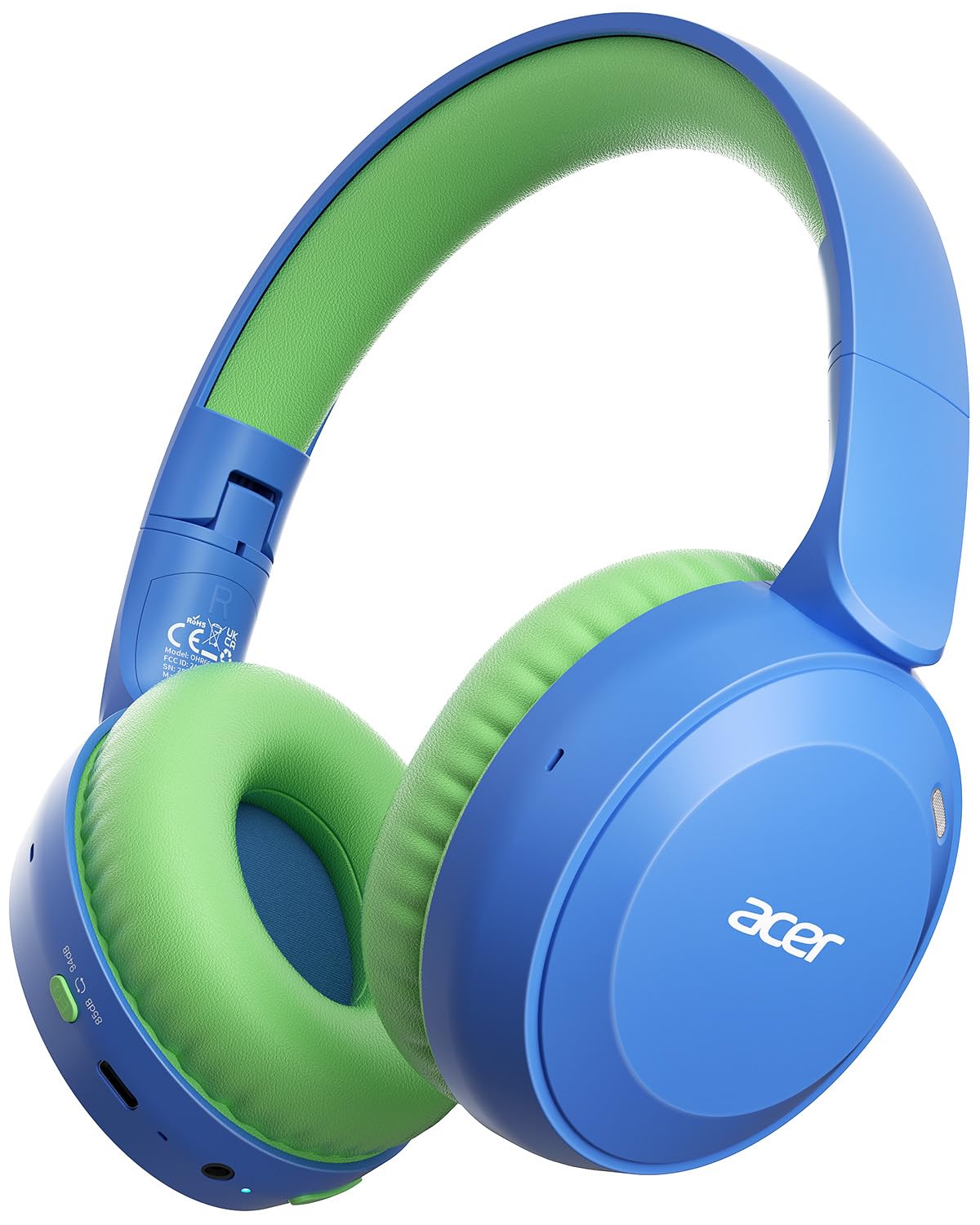 Acer front profile showing kid-friendly design and secure fit benefit