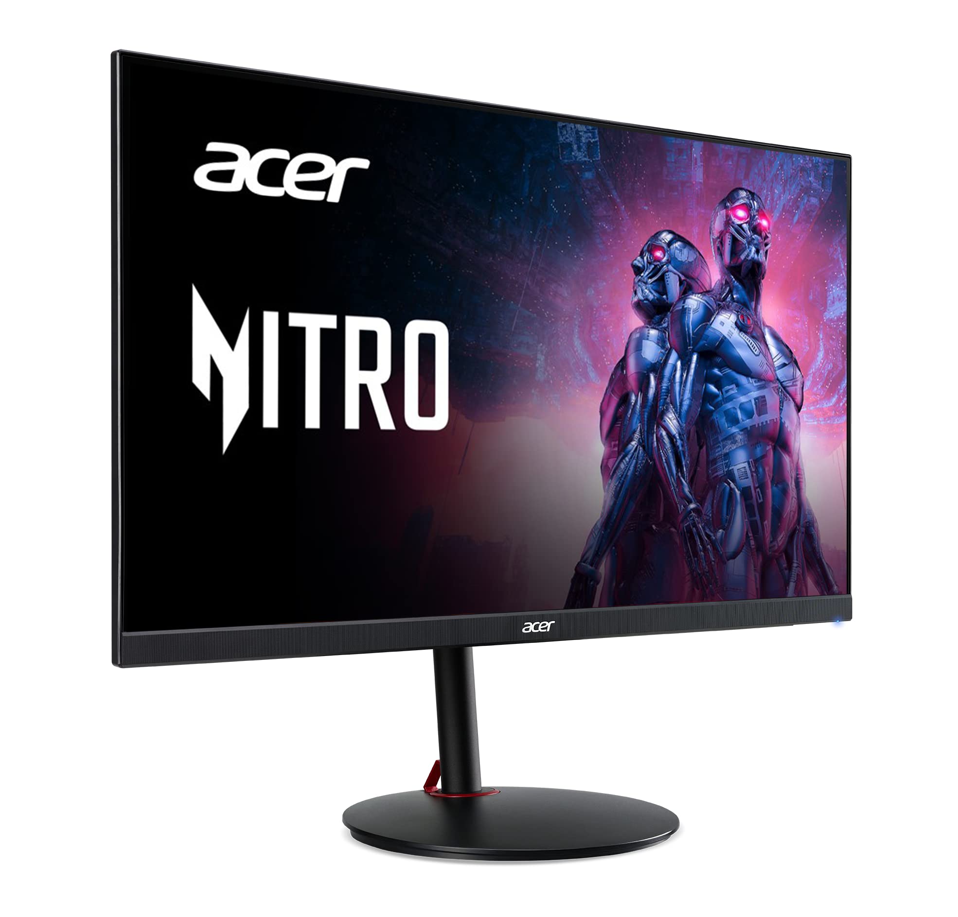 Acer Nitro XV272U pivot rotation mode showing portrait orientation advantage for productivity
