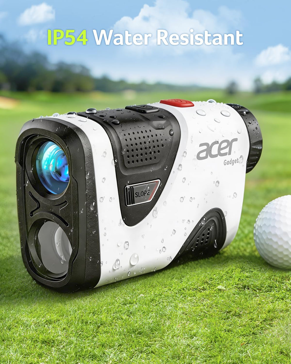 Acer exposed to light rain showing IP54 water resistance and ruggedness