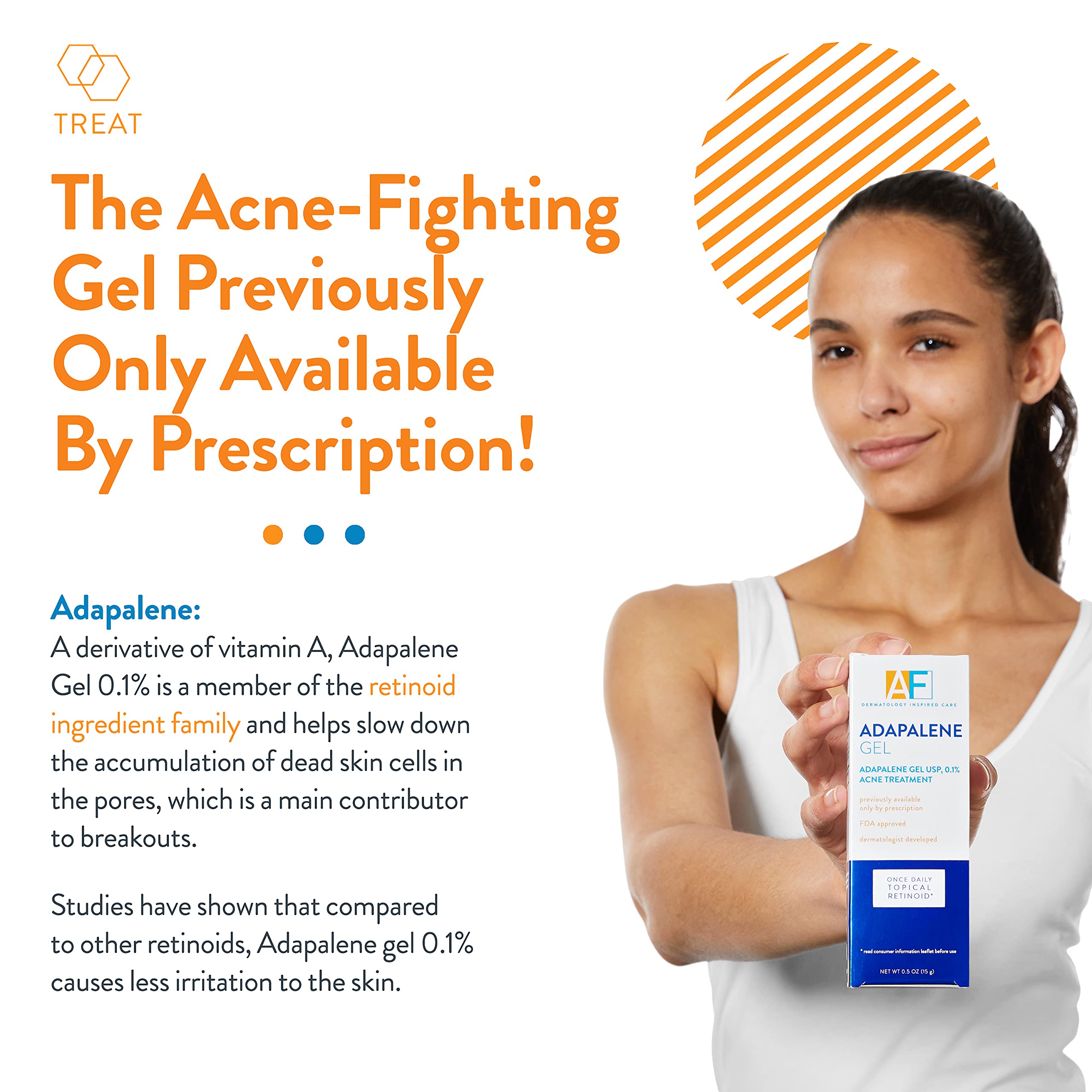 AcneFree being applied in a nighttime routine demonstrating simple once-daily use