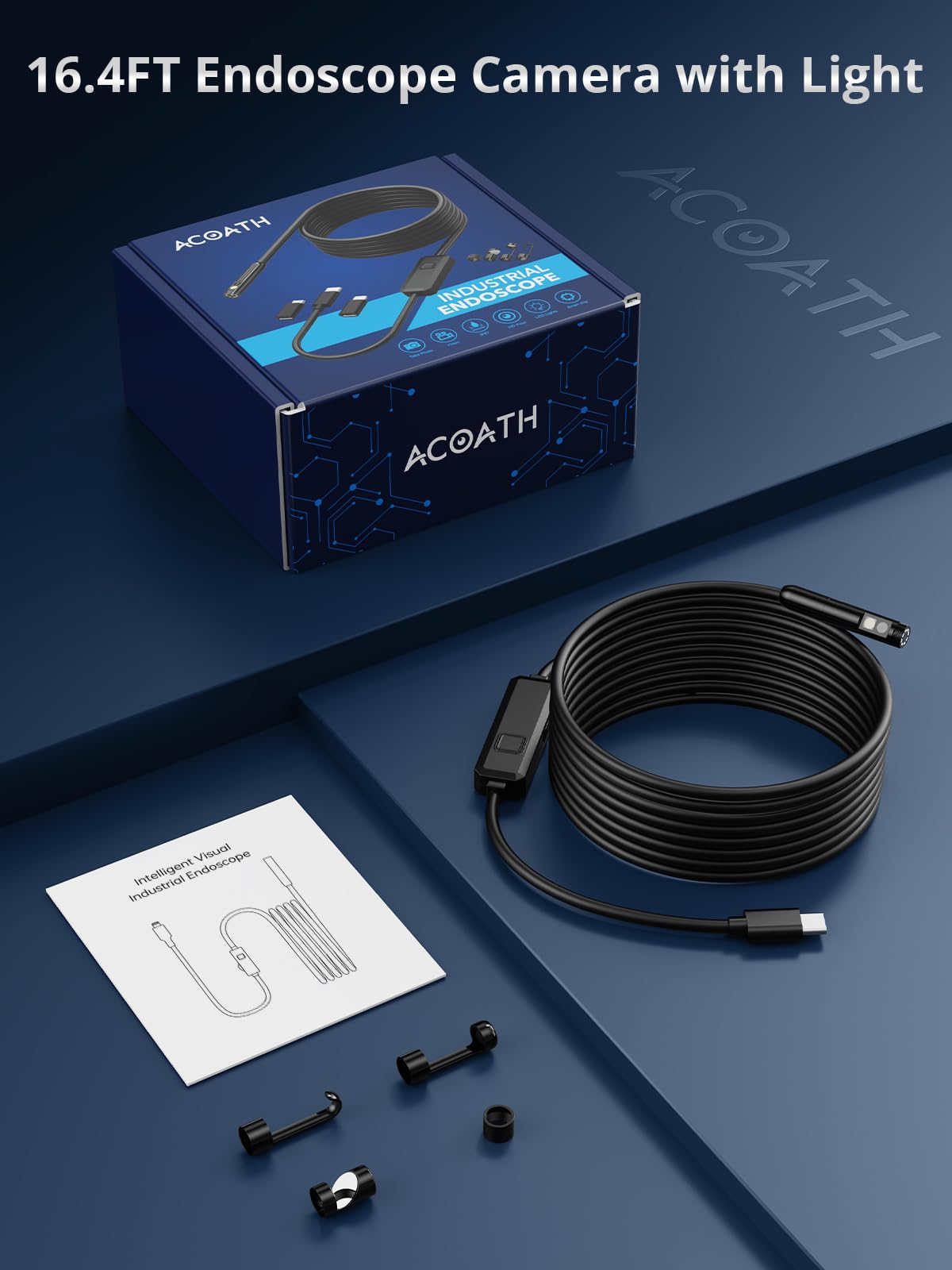 Acoath held in hand for scale showing compact portable inspection benefit