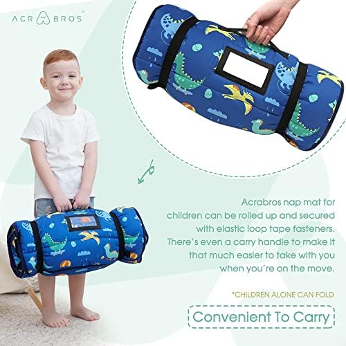 ACRABROS nap mat used outdoors on grass showing versatility and travel-ready design