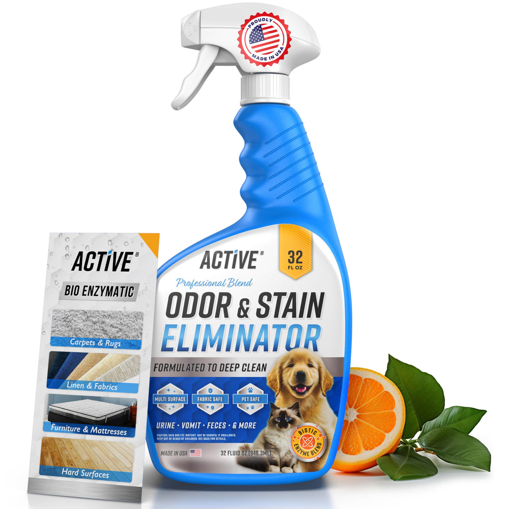 ACTIVE 32 oz bottle front label showing product and benefits