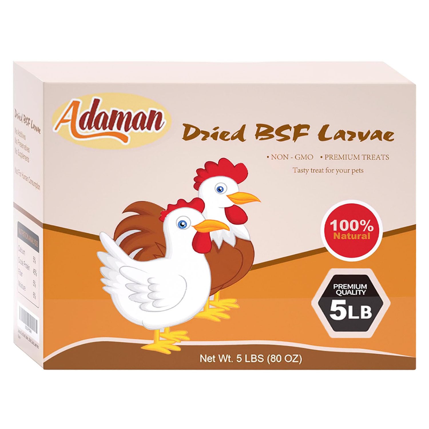 Adaman product in a backyard coop scene showing feeding convenience