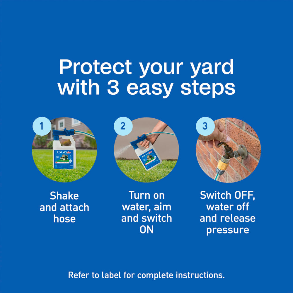 ADAMS used while dog plays safely in yard portraying pet-friendly perimeter defense