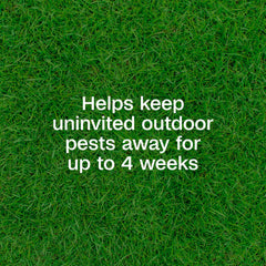 ADAMS spray applied across lawn demonstrating fast outdoor pest reduction benefit