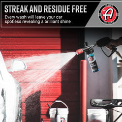Adam's Polishes bucket wash setup with mitt and suds for gentle paint protection