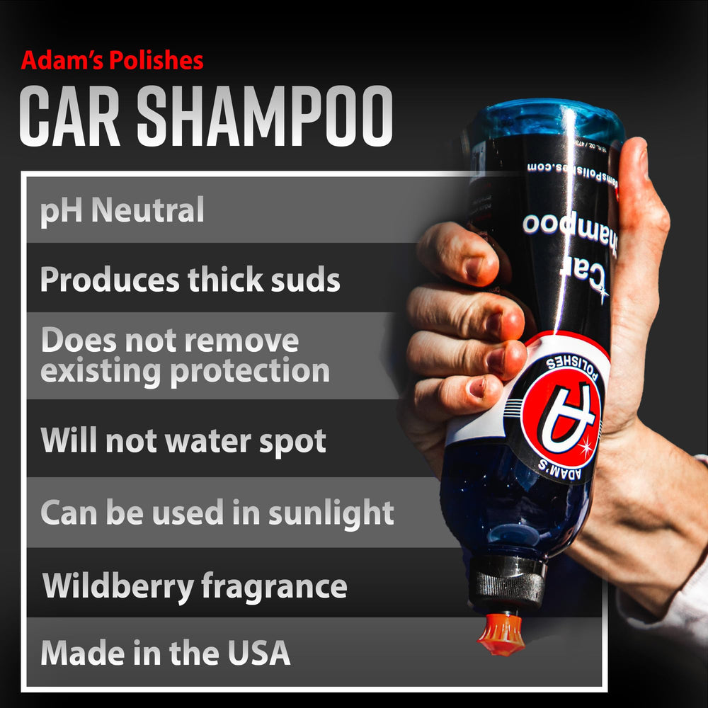 Adam's Polishes rich snow-like foam texture close-up delivering superior lubrication