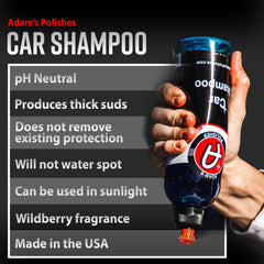 Adam's Polishes rich snow-like foam texture close-up delivering superior lubrication
