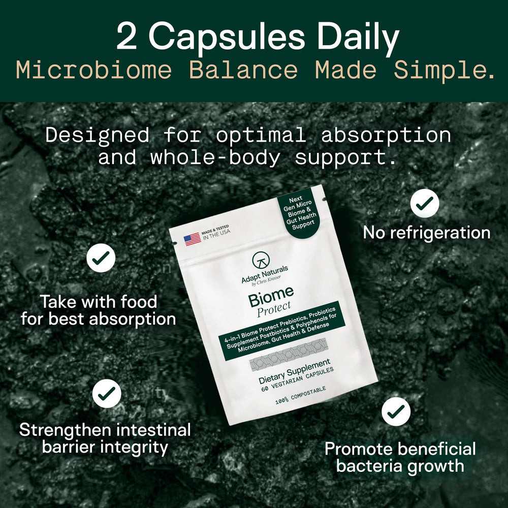 ADAPT NATURALS BY CHRIS KRESSER in a daytime routine setting to show ease of daily use