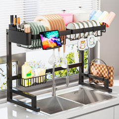 ADBIU front view showing full two-tier rack for more drying space