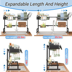 ADBIU side view demonstrating adjustable height for taller dishes