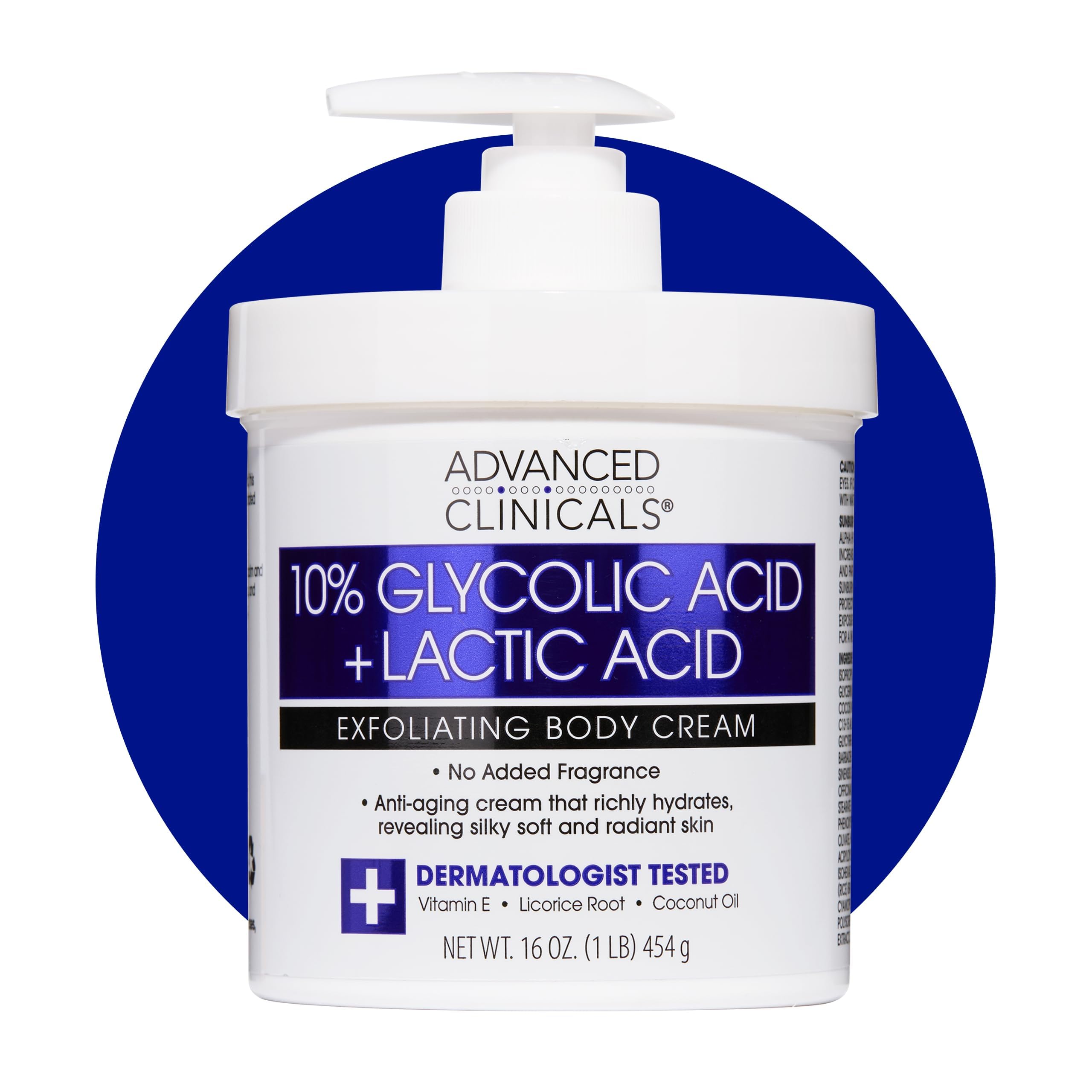 Advanced Clinicals front packaging 16oz showing product and label benefits