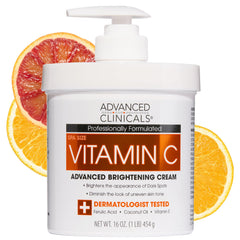 Advanced Clinicals front packaging showing product and size benefits