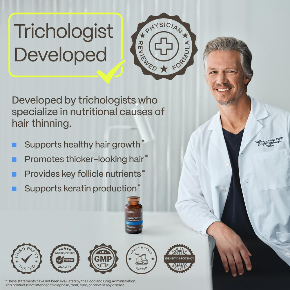 Advanced Trichology closeup of natural botanicals used and ingredient diversity