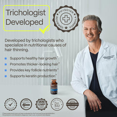 Advanced Trichology closeup of natural botanicals used and ingredient diversity
