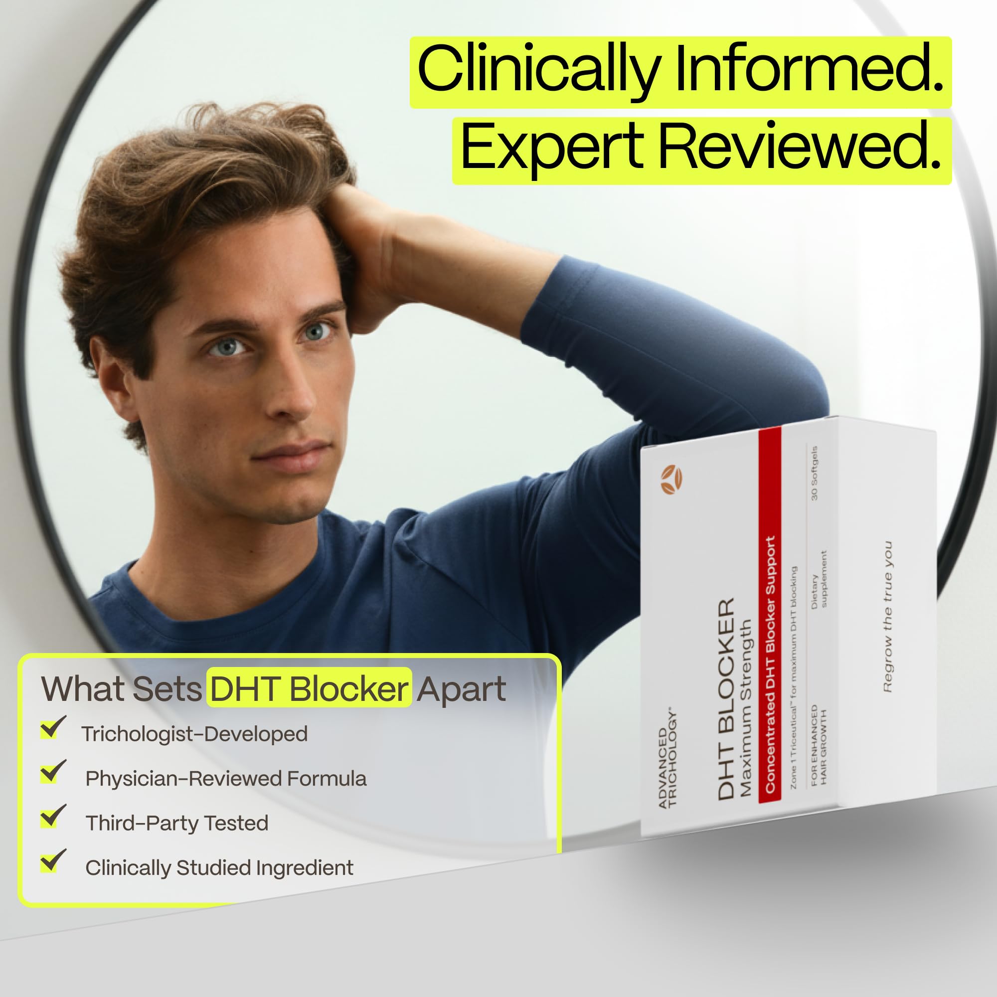 Advanced Trichology pumpkin seed oil ingredient close-up showing natural fatty-acid support