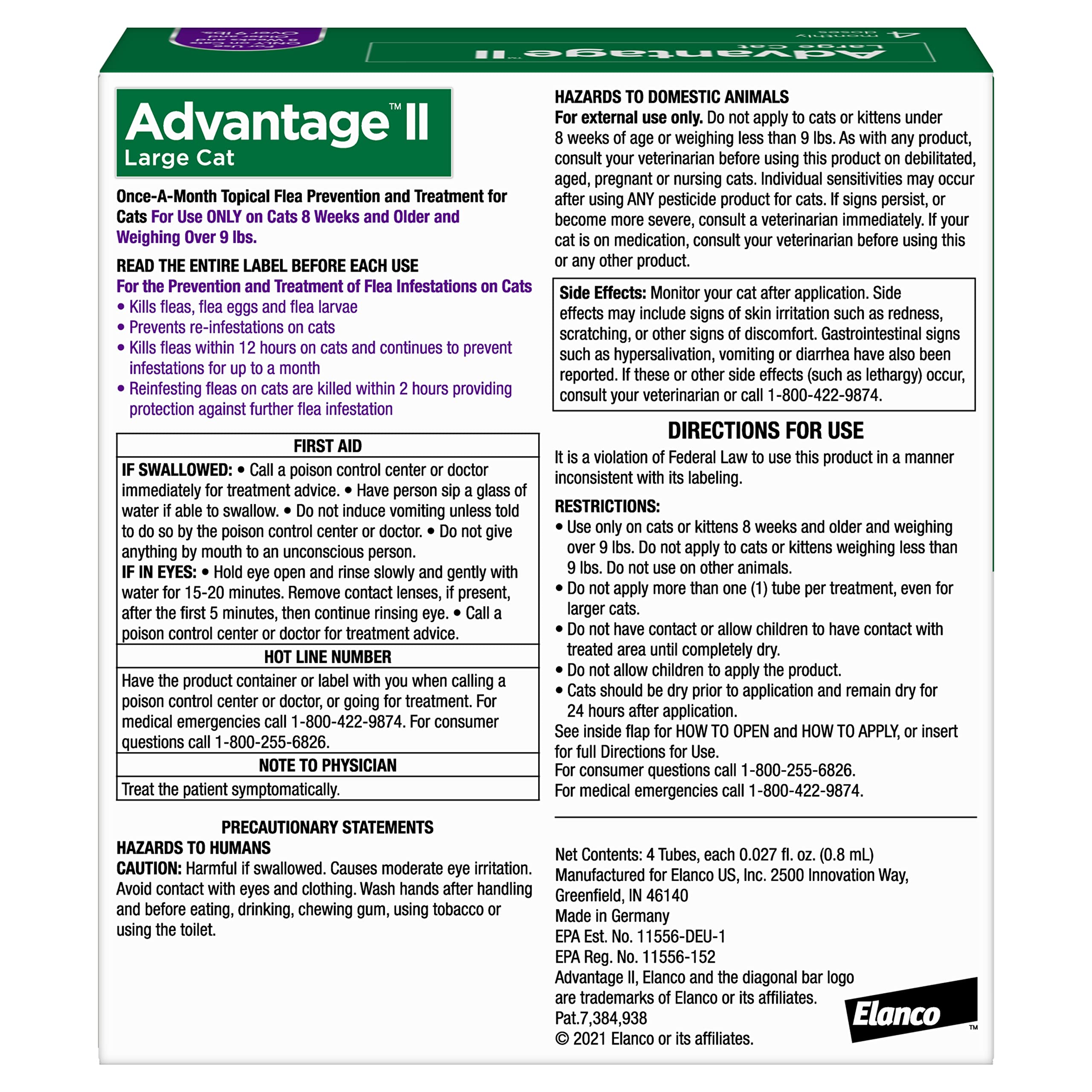 Advantage applicator tube close-up highlighting easy single-dose use